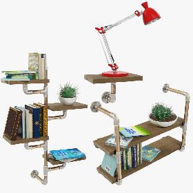 3D Loft Furniture and Accessories Collection V4 model